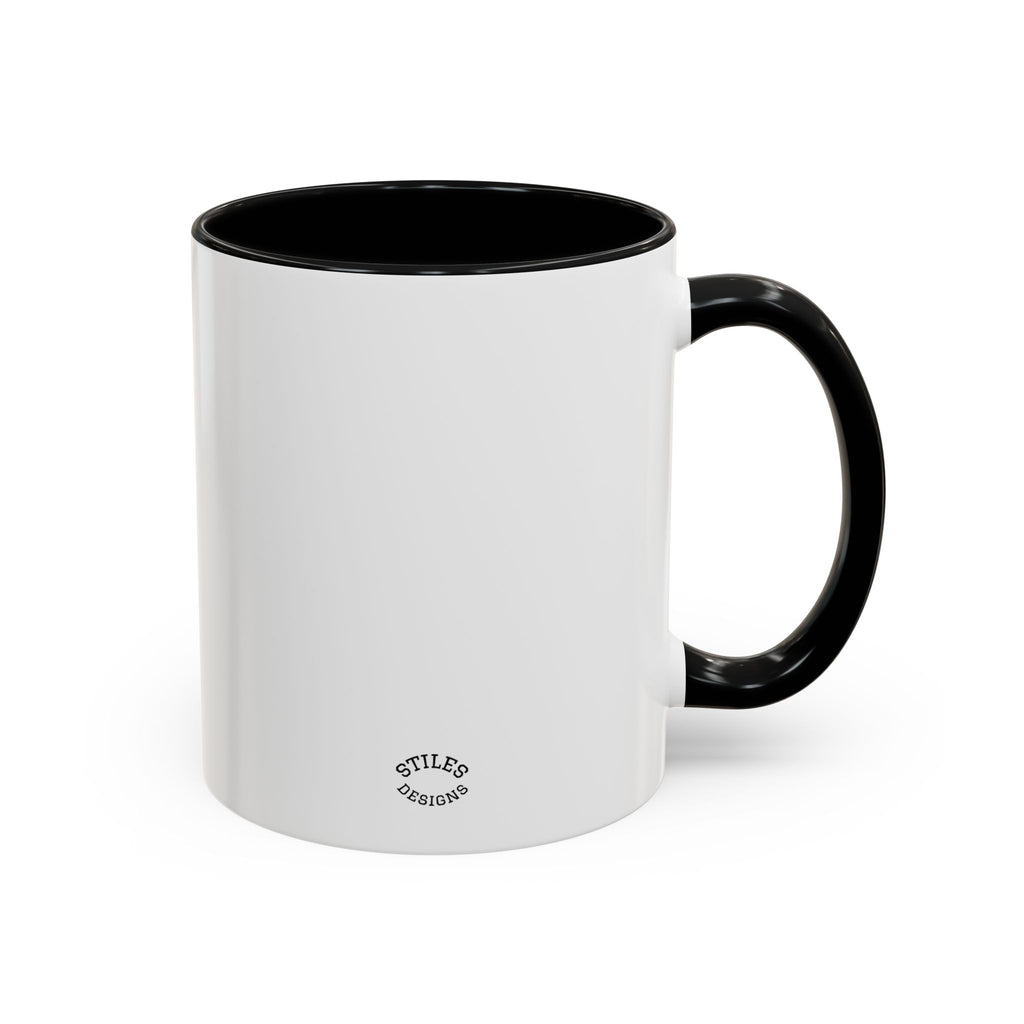 Coffee Mug - "Steal My Heart" Guitar & Heart Design Accent Ceramic Mug (11oz)